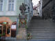 JN-Czechy-Praha: Nepomuk z Radnickich Schodów w wigilie swego święta (fot: V.M., 2010-05-15)