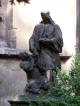 JN-Czechy-Praha-Josefov: Jan przy kościele sv. Ducha (fot: K.O., 2007)