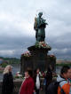 JN-Czechy-Praha: Pierwszy Nepomuk z 1683 w wigilie swego święta (fot: V.M., 2010-05-15)