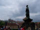 JN-Czechy-Praha: Pierwszy Nepomuk z 1683 w wigilie swego święta (fot: V.M., 2010-05-15)
