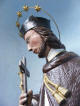 JN-Górny Śląsk-Kamieniec: figura Jana N. z sześcioma gwiazdami (2009-06-14)