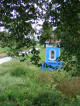 JN-Mazowsze-Kurpie-Czarnia nad Trybówką: niebieska kapliczka Jana N. (2009-07-09)