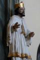 JN-Słowacja-Nižná Šebastová: figura Jana N. w ołtarzu w kościele (fot: Pietrosul, 2011-07)