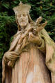 JN-Słowacja-Spisz-Spiskie Włochy: XIX-wieczna figura Jana N. przy kościele (fot: H.Jakóbczak, 2009-09)