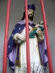 JN-Słowacja-Trenčin: polichromowana figura Jana N. w kapliczce (fot: M.Muryn, 2010-05-30)