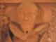 Dolny �l�sk-Dziewin: p�yta nagrobna Wolfa von Kanitz (?), 5.05.1598, na �cianie zakrystii - fragment (13-09-2003)