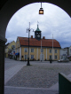 Szwecja-Norrtälje: ładne miasteczko - ratusz (2008-08-10)