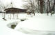 Podhale-Zubrzyca G�rna-skansen: pejza� z zagrod� Moniak�w (12-02-2004)